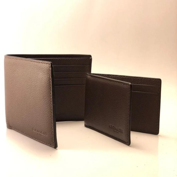 Mahogany Duel Coach Wallet - Picture 1 of 8
